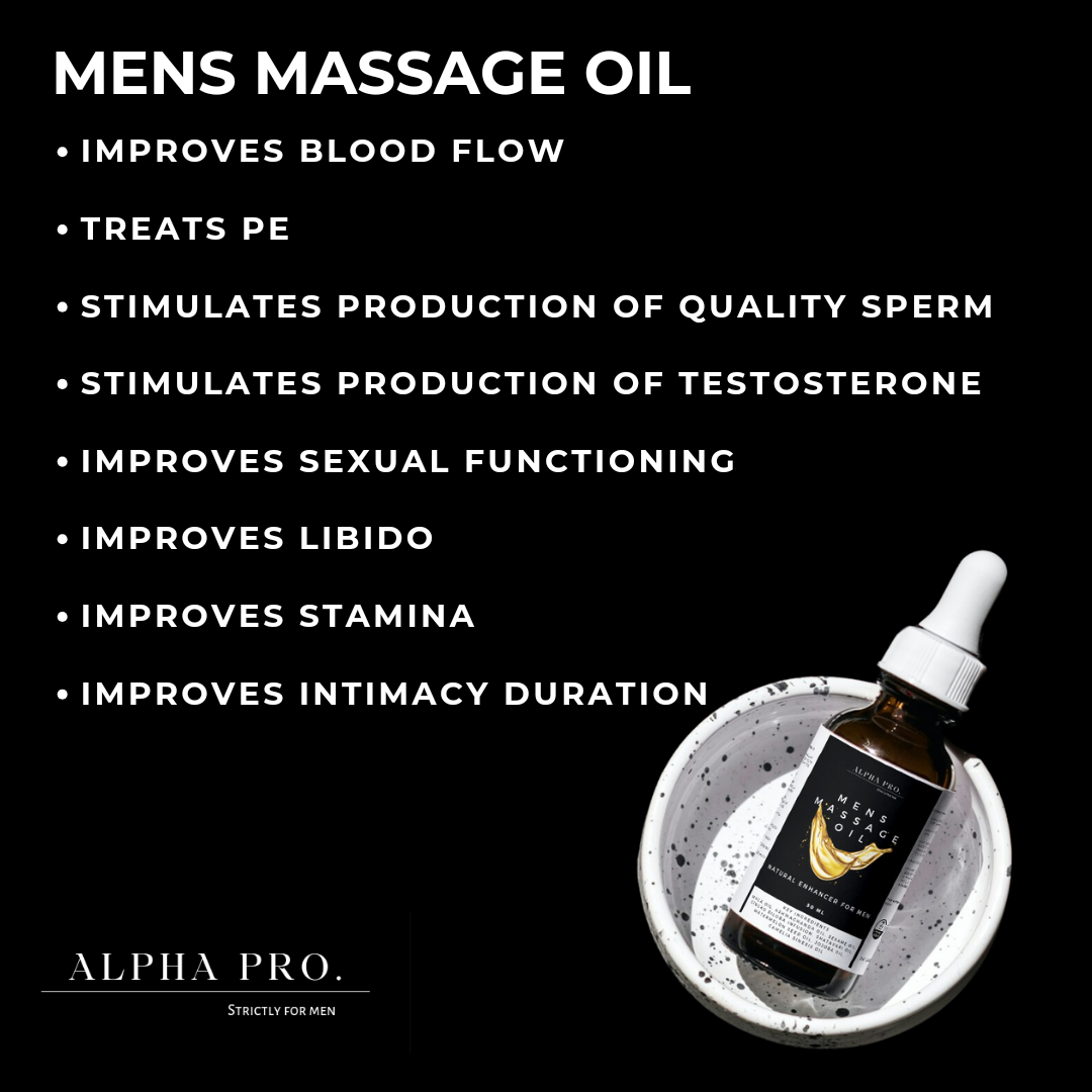 men's massage oil