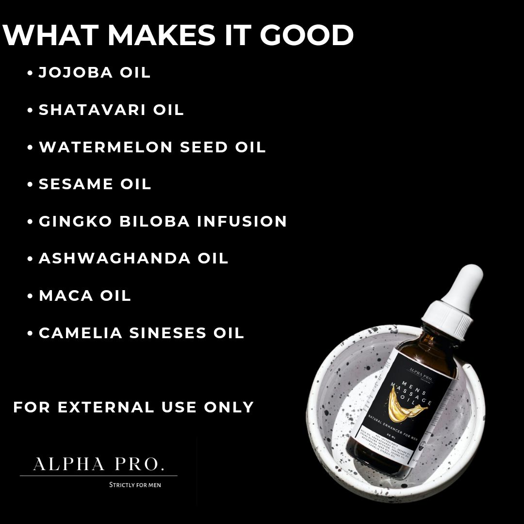 men's massage oil