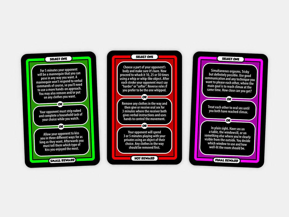 bedroom battle couples card game